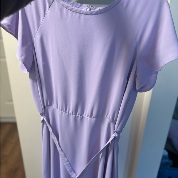 Ann Taylor Purple Fit and Flare Dress - Picture 5 of 6